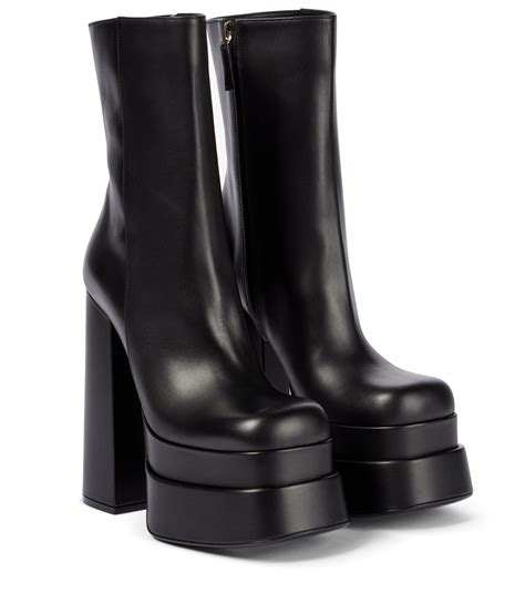 versace platform ankle boots